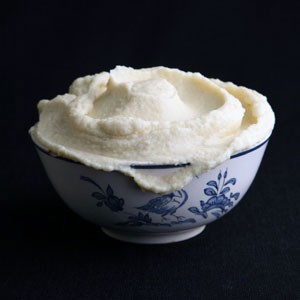 Whipped mashed potatoes with celery root