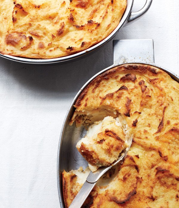 Whipped potatoes with horseradish