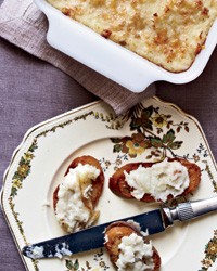 Whipped salt cod gratin (Brandade de morue au gratin)