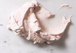 Whipped strawberry frosting