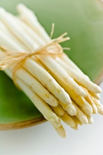 White asparagus with mayonnaise,  Mamie's version