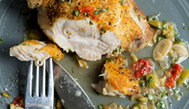 White balsamic and tarragon chicken