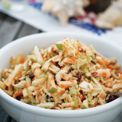 White balsamic-jicama slaw