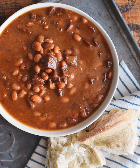 White bean & chicken sausage stew