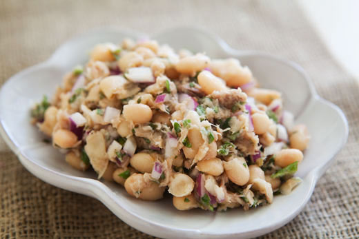 White bean and tuna salad