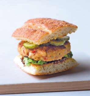 White bean burger