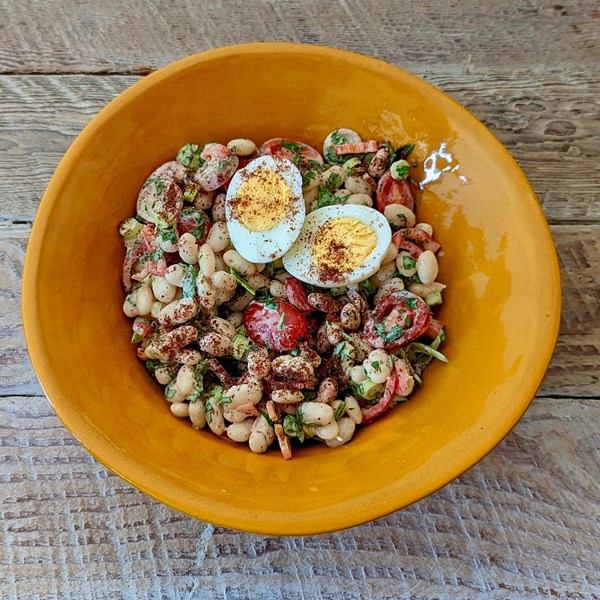 White bean, onion & tahini salad (Piyaz)