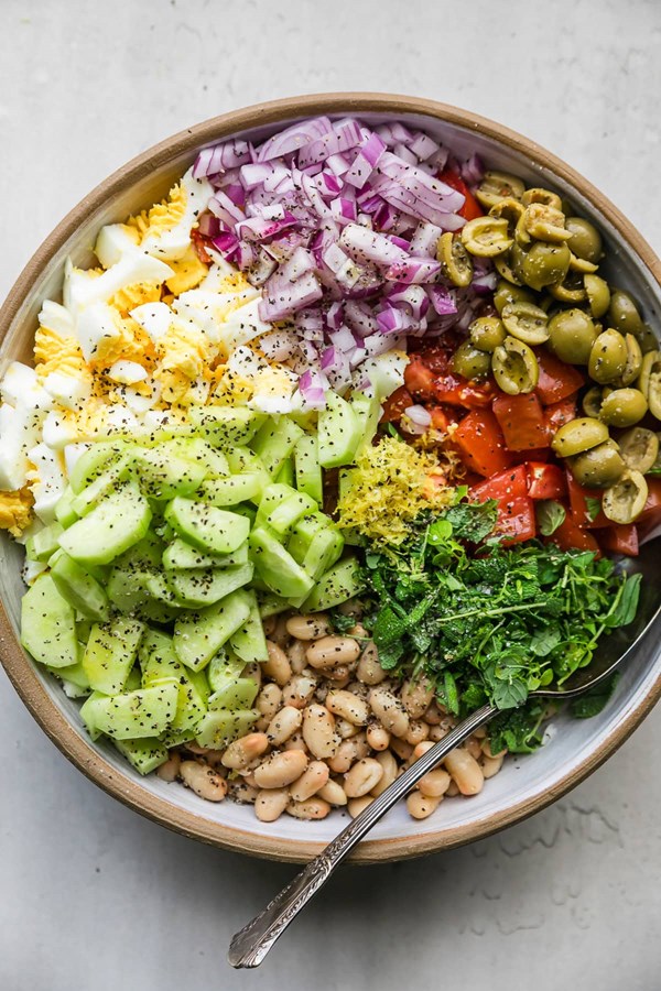 White bean salad