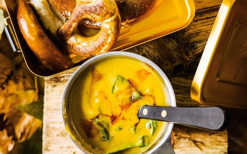 White bean soup with spinach