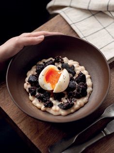 White beans and black pudding