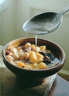 White beans with chilli and chorizo