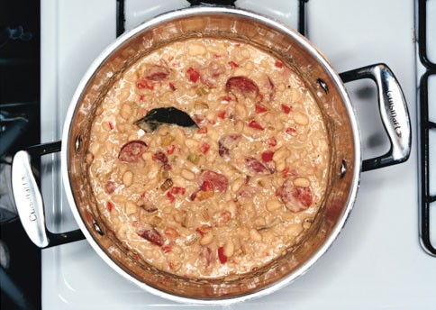 White beans with tasso