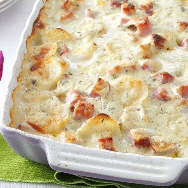 White cheddar scalloped potatoes 