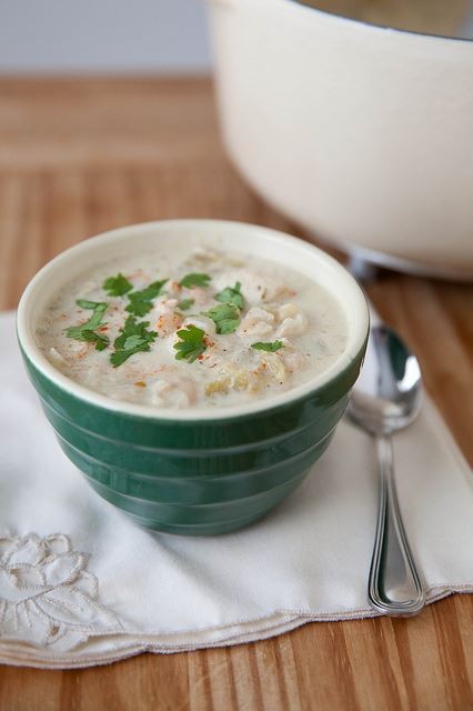 White chicken chili