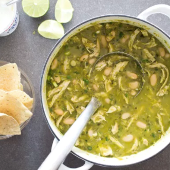 White chicken chili