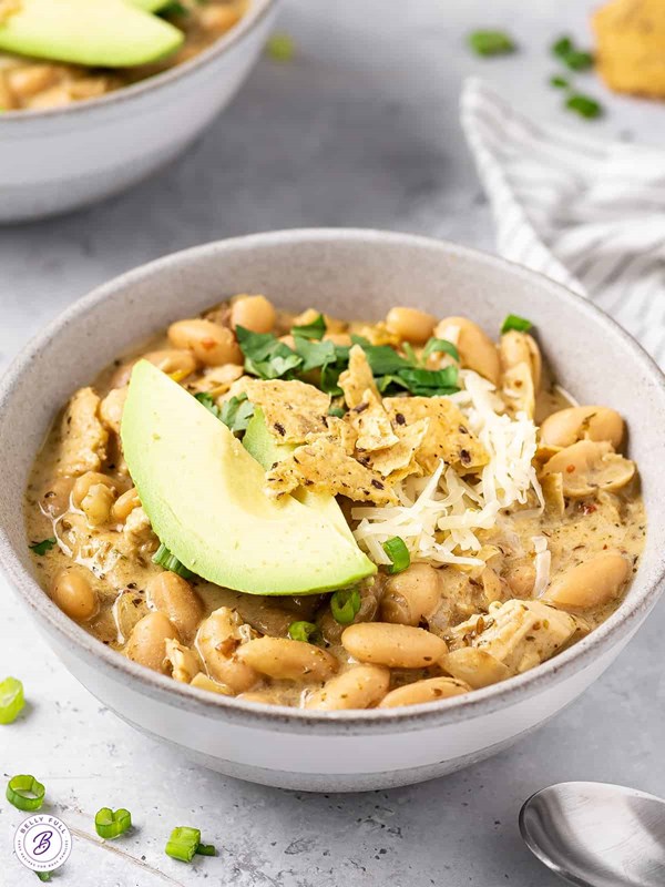 White chicken chili