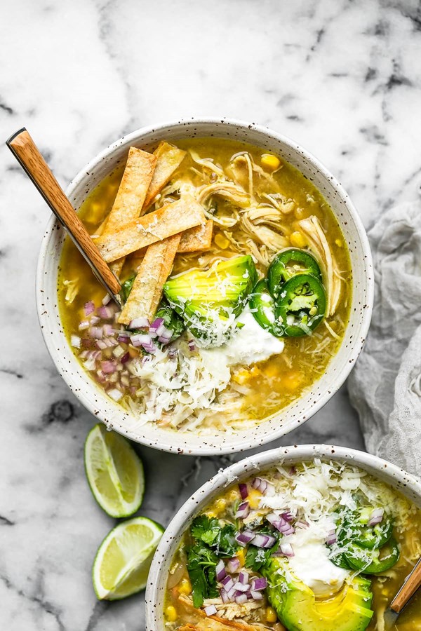 White chicken chili
