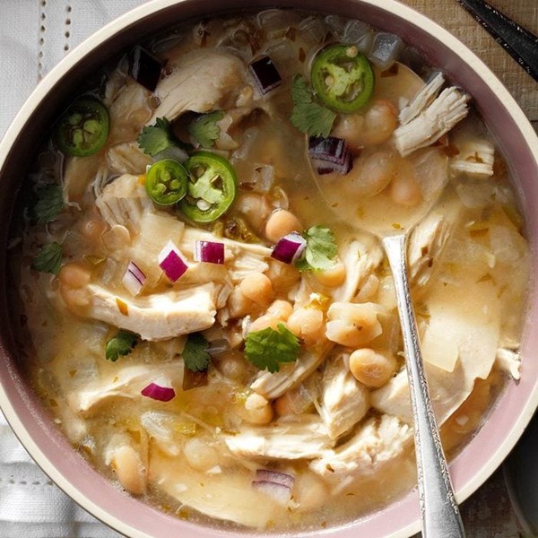 White chili with chicken