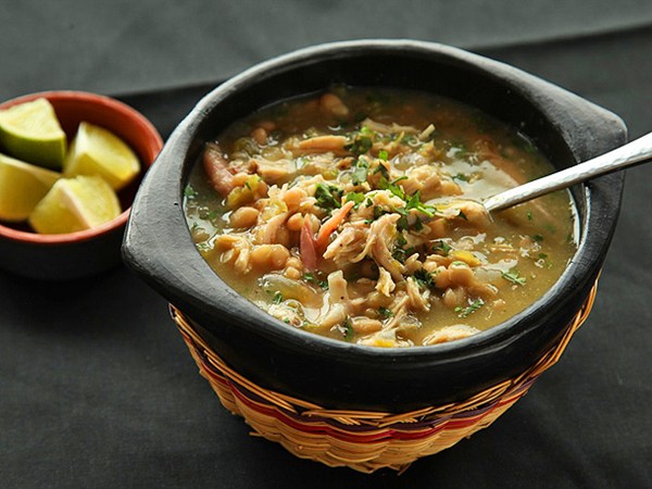 White chili with roast turkey or chicken