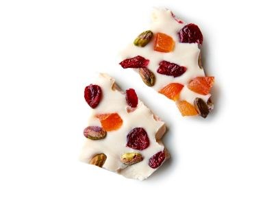 White chocolate bark
