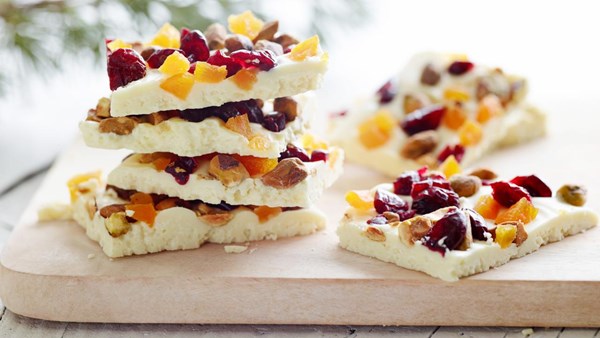 White chocolate bark
