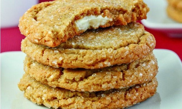 White chocolate Biscoff cookies