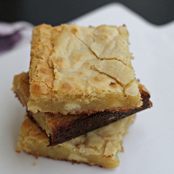White chocolate blondies
