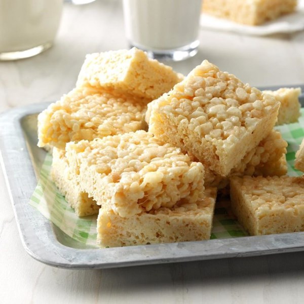 White chocolate cereal bars