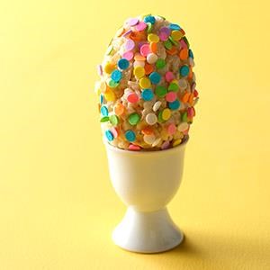 White chocolate cereal eggs