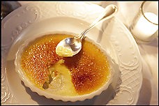 White chocolate crème brûlée