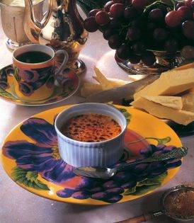 White chocolate crème brûlée