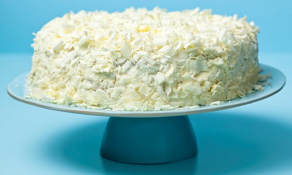 White chocolate gateau