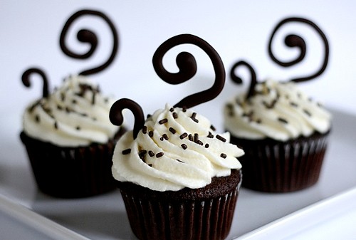 White chocolate mocha cupcakes