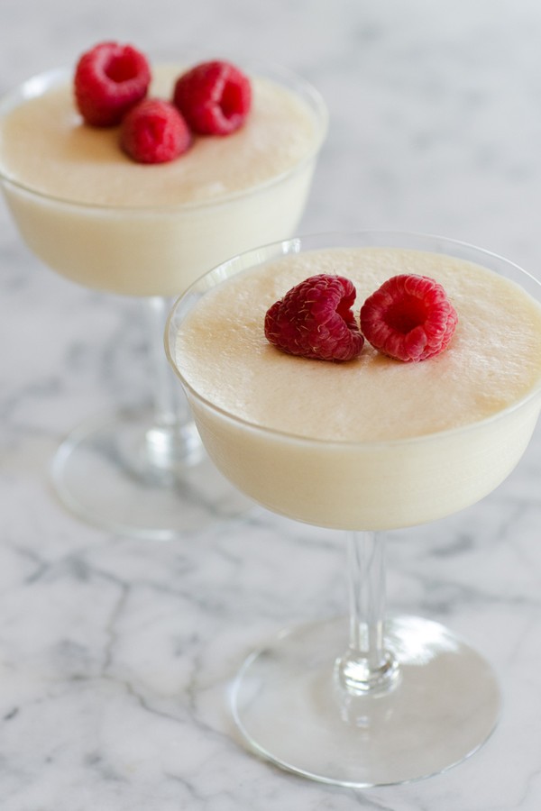 White chocolate mousse