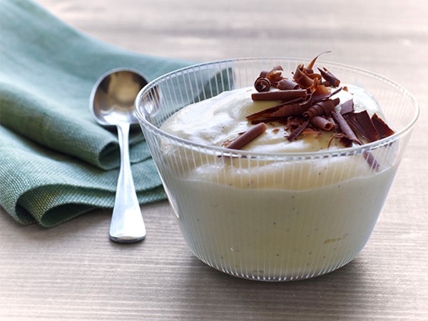White chocolate mousse