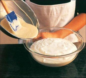 White chocolate mousse