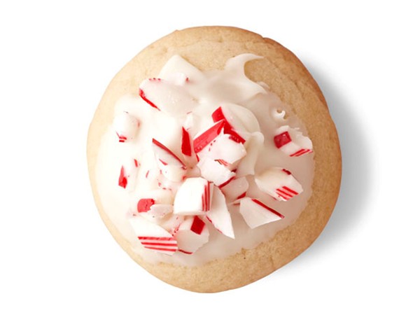 White chocolate-peppermint drops