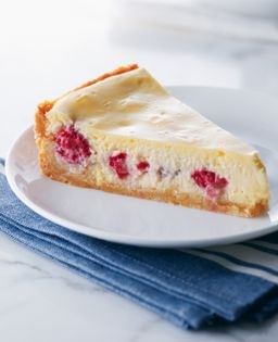 White chocolate raspberry lime cheesecake