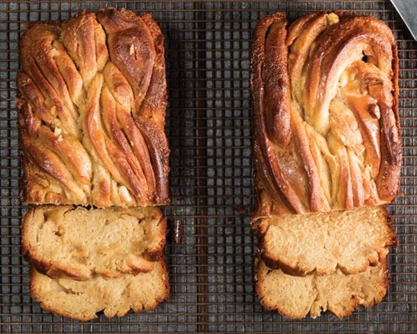 White chocolate-tahini babka