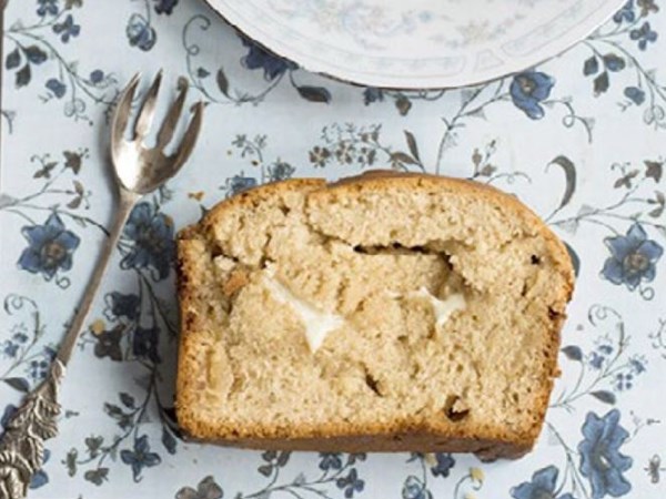 White chocolate tea bread