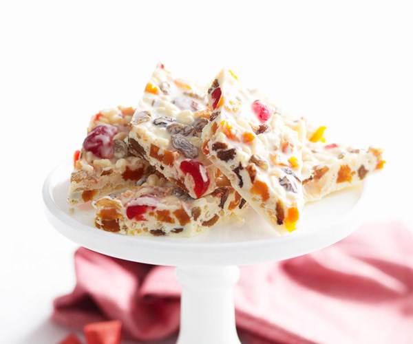 White Christmas slice