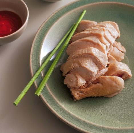 White-cut chicken