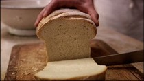 White dough: tin loaf