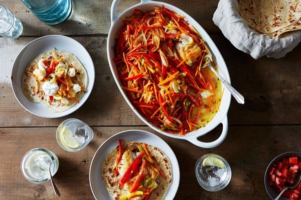 White fish escabeche tacos