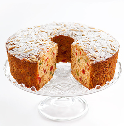 White fruitcake