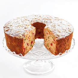 White fruitcake
