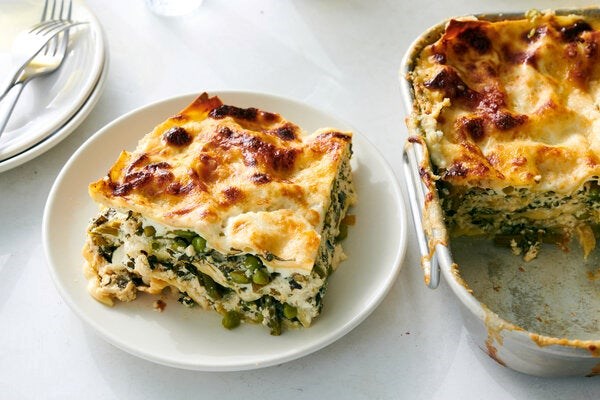 White lasagna