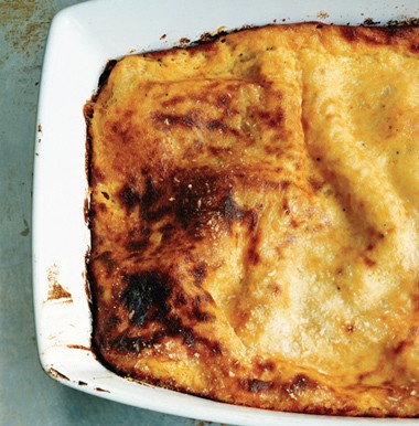 White lasagne with Parmigiano Besciamella (Lasagne in bianco)