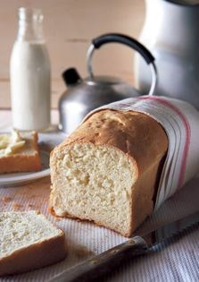 White milk bread or rolls