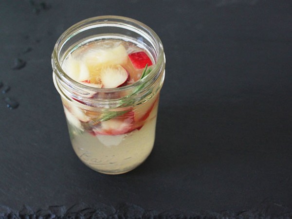 White peach sangria